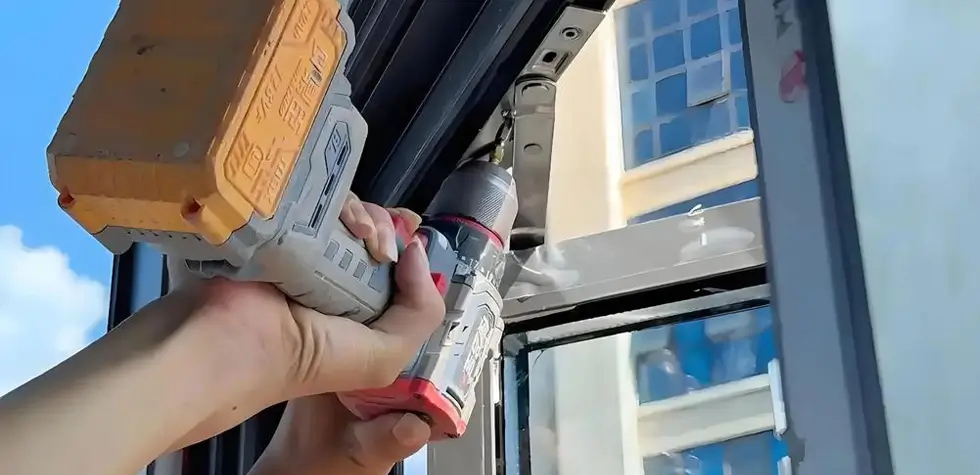 Aluminum window maintenance