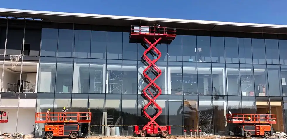 Glass Curtain wall installation