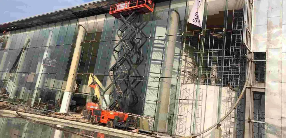 aluminium curtain walling