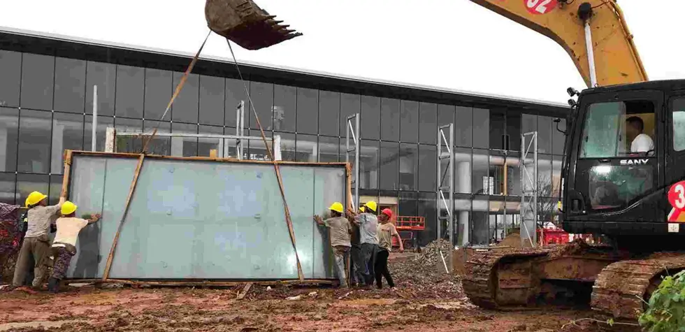 curtain wall glazing system