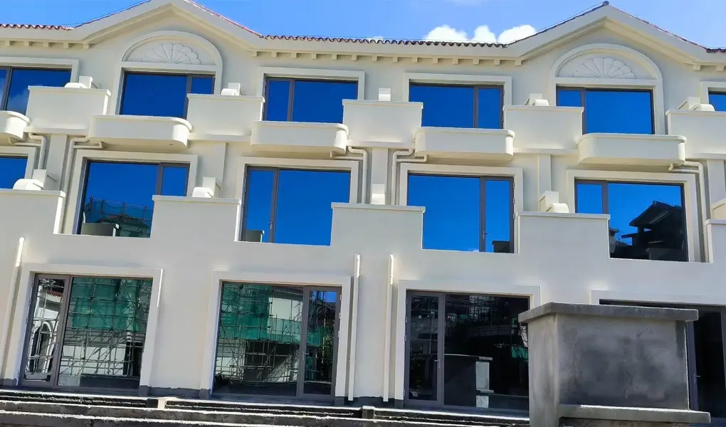 Florida style luxury villa aluminum window and door project - hurricane resistant and energy efficient